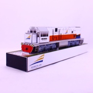 Miniatur Kereta Api Kertas - Lokomotif CC201