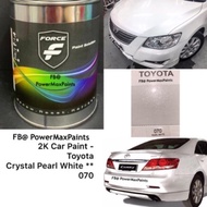 FORCE TOYOTA 070 CRYSTAL PEARL WHITE **  2K CAR PAINT