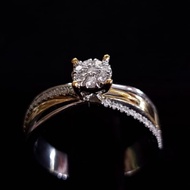 Cincin Berlian Asli Emas Putih Kuning Nikah Kawin Pernikahan