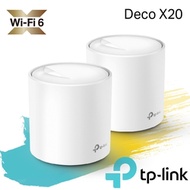 TP-Link Deco X20 AX1800 真Mesh 雙頻智慧無線網路WiFi 6 網狀路由器(Wi-Fi 6分享器)(2入組)