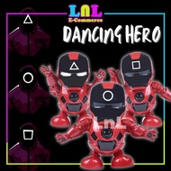 LNL Dance Hero Toy Dancing Squid Game Kids Toys Birthday Gift With Light and Music Emo Robot Menari Mainan Budak Lelaki