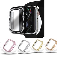 CONGYIFEI6 Gift All Around Protection Bling 38mm 40mm 42mm 44mm Diamond For Apple Watch SE Protective Case Compatible with Iwatch