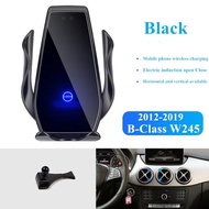 Car Phone Holder Wireless Charger 360 Bracket GPS Support For Mercedes Benz B Class W245 W246 W242 B180 B200 B250 2012-2019