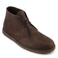 Sauqi Footwear Chukka Genuine Leather Boots (CH) - Chocolate