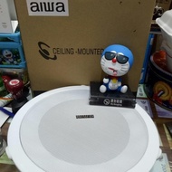 Celling Ceiling Speaker Aiwa 8 In 8 In Clean Quality Tested