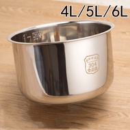 304 stainless steel 4L/5L/6L Philipss Pressure Cooker Inner Pot HD2139 HD2136 inner pot rice cooker pressure cooker double bottom liner non-stick pot liner universal inner pot inner pot pressure cooker premier pressure cooker