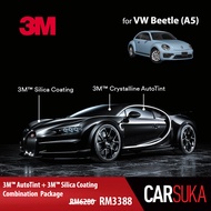 [3M Sedan Gold Package] 3M Autofilm Tint and 3M Silica Glass Coating for Volkswagen Beetle (A5), year 2012 - Present (Deposit Only)
