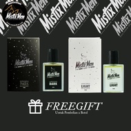 [Freegift] MistixMen Set 2 Botol Dark &amp; Light Minyak Wangi Lelaki Premium Mistixmen/Original MistixMen.Ready Stock