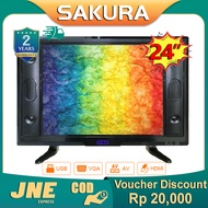 Weyon Sakura TV LED 24 inch HD Ready Televisi Murah (TCLG-S24BWIDE)