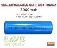 Rechargeable 18650 Li Ion 3.7v Battery