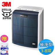 3M 3-8坪 極淨型 淨呼吸空氣清淨機 FA-T10AB N95口罩濾淨原理