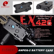 🛩️Element Airsoft Tactical  Flashlight AN PEQ-2 Battery Case Box No-function Red Laser ANPEQ-2 Airsoft Box Weapon Light