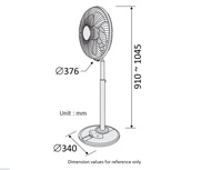 KDK N30NH LIVING STAND FAN / FREE EXPRESS DELIVERY