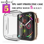 ฟิล์มป้องกันหน้าจอ สำหรับ For Apple Watch 5 4 3 2 1 Smart Watch ฟิล์มป้องกันหน้าจอ for apple watch series 38mm 40mm 42mm 44mm Screen Protector กรณี TPU Protective Case เคสป้องกันหน้าจอ ฟิล์มหน้าจอ