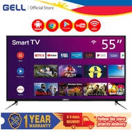 GELL 60inch Smart TV 55inches Android tv flat sale screen tv Full HD Frameless LED TV Youtube Multiport Television HDMI AV USB