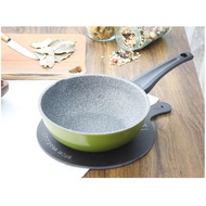 Lowenthal Korea Nonstick Titanium Stone Ceramic Frying Pan Wok 20cm~30cm / korea cookware grill pans woks [11 Mart]