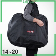 [amlesoMY] Folding Bike Transport Carry Bag Up To 20" Wheel Folding Bicycle Scooter Carrier
