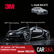 [3M Sedan Silver Package] 3M Autofilm Tint and 3M Silica Glass Coating for Audi A6 (C7), year 2011 - 2016 (Deposit Only)
