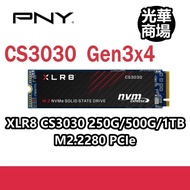 PNY XLR8 CS3030 250GB/500GB/1TB M2.2280 PCIe Gen3X4 固態硬碟 SSD(4799元)