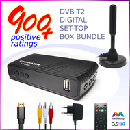 Digital TV Set top Box Singapore with/without Active Indoor DTV DVBT2 Antenna and HDMI cable (dvb t2 set top box, set-top box, digital tv setup box, digital tv box singapore, digital tv box receiver, digital tv setup box, digital tv setop box )