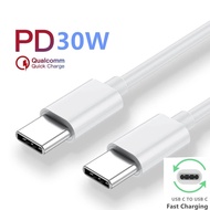 สายชาร์จเร็ว Type C เป็น USB Cสายชาร์จเร็วสำหรับ MacBook Pro Huawei Matebook 2.4A PD สำหรับ iPad Pro 2018