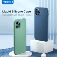 iPhone 12 Case เคสสีพื้น เคสซิลิโคนไอโฟน กันกระแทก เคสกันกระแทกสำหรับไอโฟน เคสร็อค Liquid Silicone Protection Case for iPhone 12/ iPhone 12 mini/iPhone 12 Pro/iPhone 12 Pro Max