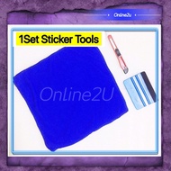 🔥Tinted Film Sticker Tools # 3M Card # Blade # Cloth🔥