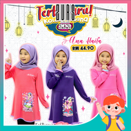 ANA MUSLIM - ANA HAIFA Busana Premium / Baju T-shirt Muslimah Kanak-kanak | Baju budak Perempuan (Girls) Lengan Panjang