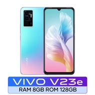 vivo V23e 8GB +4GB EXTENDED RAM 128GB ROM Garansi Resmi Handphone Murah Promo hp vivo 100% original COD Cicilan Kreditc Gratis Ongkir Prosesor MediaTek Helio G96 Kamera Depan 50MP AF vivo hp terbaru 2021 vivo v23 e hp v23 5g