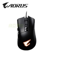 技嘉 Aorus M3 電競滑鼠(黑)/有線/6400dpi/RGB/歐姆龍按鍵/鐵氟龍鼠腳