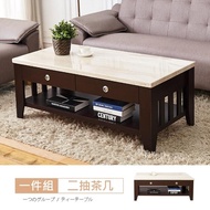 【時尚屋】布茲4尺仿石面大茶几DV8-842(免運費 免組裝 茶几)