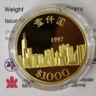 求購香港1997年香港回歸金幣