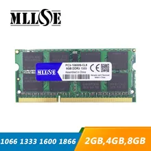 Memory Notebook Laptop Sdram 1066 1866 Ddr3 4gb 1600mhz 1333mhz DDR3L 8GB 2GB 8g-Ram