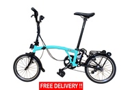 3SIXTY 16" Foldable Bike - Folding Bike (6 Speed + M Bar)