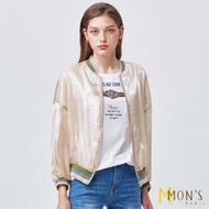 【MON’S】輕奢烏干紗輕薄防曬棒球外套