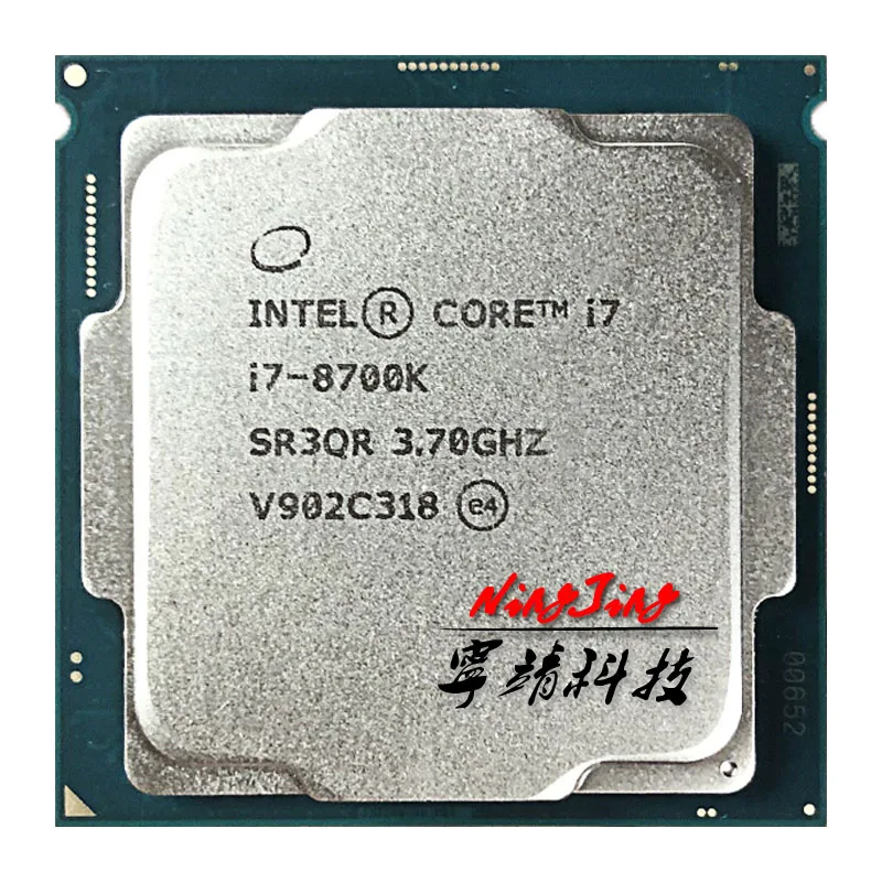 Intel Intel Core I7-8700K I7 8700K 3.7 GHz โปรเซสเซอร์ CPU หกแกน12M 95W LGA 1151