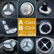 Automotive Interior Renovation Diamond Complete Set Decoration For Mercedes Benz W176 W246 A160 A180 B160 B180 B200 A200 Series