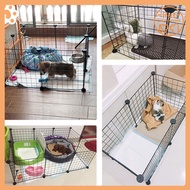 DIY Metal Dog Cage Large size for shih tzu Stackable Pet Cat Rabbit Cage Fence Dog Cages &amp; Crates