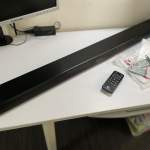 LG SJ4 sound bar with woofer