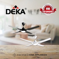 Deka Ceiling Fan With Led Light &amp; Remote Control SV28L [ Frenshi ]