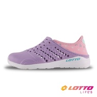 【LOTTO】義大利 童鞋 時尚洞洞鞋(紫-LT1AKS3637)