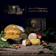 Truffle MSW Durian Snowskin Mooncakes - 8pcs Mooncake + 2 Packets Chips