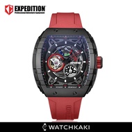 Expedition E6782 Men's Rubber Automatic Power Reserve Watch