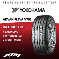 Yokohama Advan Fleva V701 15 16 17 18 19 inch Tyre (FREE INSTALLATION/DELIVERY) 195/50R15 195/55R15 205/45R16 205/55R16 205/50R16 215/45R17 205/45R17 215/40R17 225/45R17 225/50R17 215/50R17 215/55R17 235/40R18 245/40R18 225/40R18 225/45R18