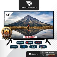【Own Truck Safe Delivery】Sharp Aquos 45 Inch Full HD 2K Android TV 2TC45BG1X | Netflix Youtube HDR Web Browser Bluetooth | Klang Valley Only | 42 Inch 2TC42BG1X available Sharp Smart TV Sharp TV