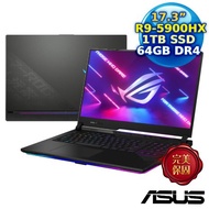 ASUS ROG Strix SCAR G733QSA-0041A5900H (17.3/R9-5900HX/64G/RTX3080-16G/1T PCIe)