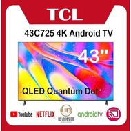 TCL - 43C725 43" QLED 量子點 4K ANDROID 電視 C725