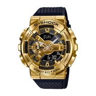 【CASIO 卡西歐】G-SHOCK全金屬外殼黑金(GM-110G-1A9)