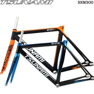 TSUNAMI SNM300 Fixed Gear Bicycle Frameset 52cm 54cmAluminum racing track Bike Fixie frame Track Frame