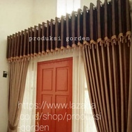 GORDEN PONI SEMOKRING 1SET. /GORDEN PINTU/GORDEN JENDELA KAMAR/GORDEN RUANG TAMU..